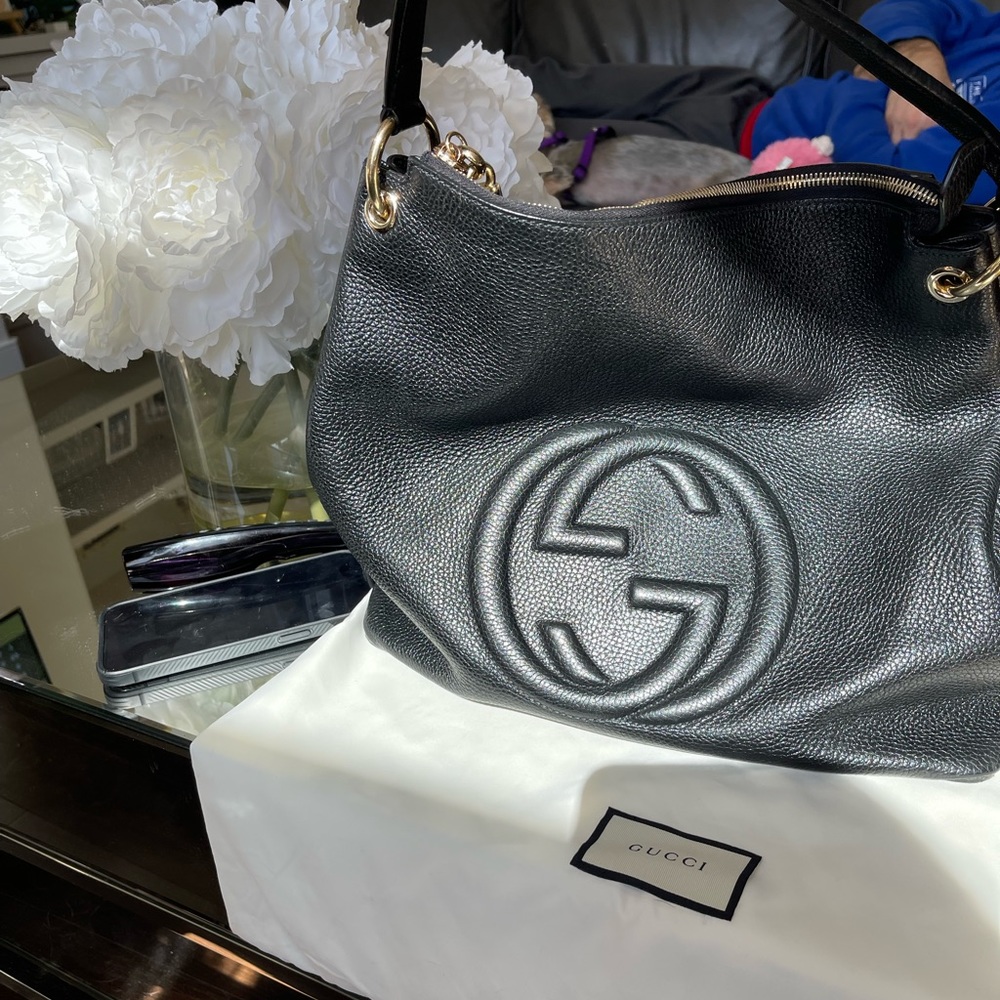 Gucci Soho Hobo with leather strap perfect condition